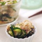 お麩を使ったきゅうりの和え物