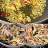 【ベーコンとキノコのぺぺロンピザ】手が止まらないパリパリ食感の工程1