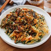 『ニラたっぷり！野菜チヂミ』簡単☆カリッと美味！子供も喜ぶ♡