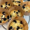 ☆虹☆の作ってみた!投稿(米粉のブルーベリー&クリームチーズマフィン【砂糖不使用】)