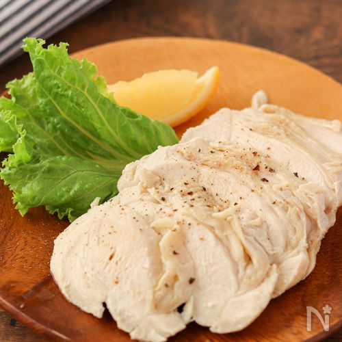 レンジで♪レモン蒸し鶏