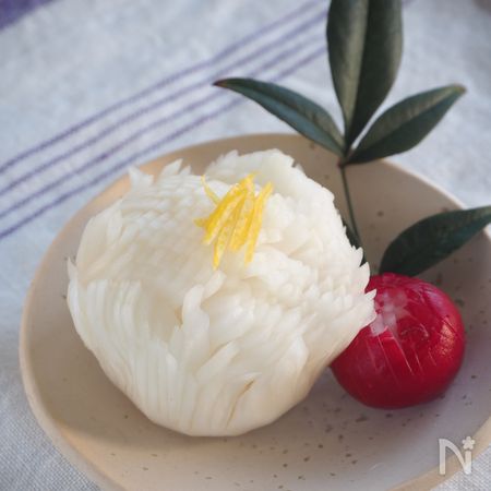 おせちのキホン 菊花かぶ By むっちん 横田睦美 レシピサイト Nadia ナディア プロの料理家のおいしいレシピ