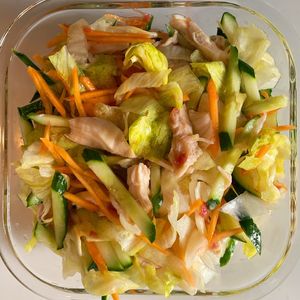 みわの作ってみた!投稿(ささみとシャキシャキ野菜の梅だれ和え)