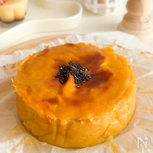 材料4つ スイートポテトケーキ
