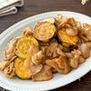 ご飯がすすむ♡【豚バラとズッキーニのガリポン炒め】の工程3