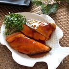 テリテリ美味・調味料一律大さじ1♡生鮭の甘酢照り焼き