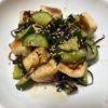 ゆくゆくの作ってみた!投稿(食感が楽しい♪はんぺんときゅうりの塩昆布和え)