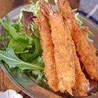 まっすぐに揚がるエビフライの作り方【冷凍作り置き】