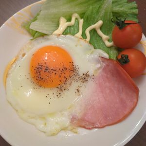 たりおの作ってみた!投稿(綺麗な半熟目玉焼き)