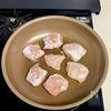鶏むね肉の甘酢照り焼き・おろしそのせの工程2
