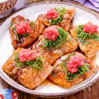 【あじの梅しそ照り焼き】ふっくら鯵が絶品♬ご飯との相性抜群◎