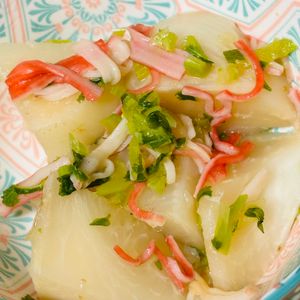 Kuの作ってみた!投稿(あったかとろうま♡【かぶの蒸し煮】ワンパンで簡単！)