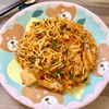 のりのり🐾🎀🤍の作ってみた!投稿(【キムトマガーリックねぎ焼きそば】ヘルシー♪肉なしでも大満足)