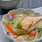 10分でできる！鶏ささみと白菜のうま塩スープ