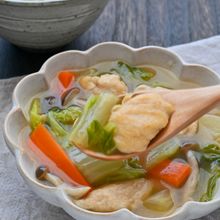 10分でできる!鶏ささみと白菜のうま塩スープ