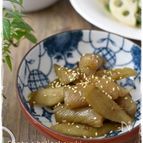 新ごぼうとねじりこんにゃくの甘辛炒め煮