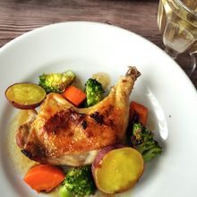 フライパンで簡単！
鶏肉のポットロースト