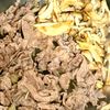 ご飯がすすむ！【焼ききのこと牛肉のしぐれ煮】作り置きにも♪の工程3