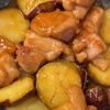 【簡単濃厚なご飯泥棒】焼き芋と鶏肉のバター照り焼き。の工程5