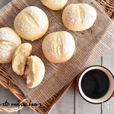 ホットケーキミックス利用で簡単！ふわふわ♡白パン