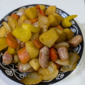 たかし（娘2人）の作ってみた!投稿(子供も大人もみんな大好き！ジャーマンポテト和風カレー味)