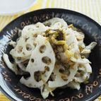 れんこんと高菜の炒め≪お弁当・おつまみに作り置き≫