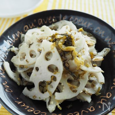 れんこんと高菜の炒め≪お弁当・おつまみに作り置き≫