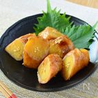 ねっとり焼き芋を使って簡単肉巻き♪冷めても美味しいお弁当に◎