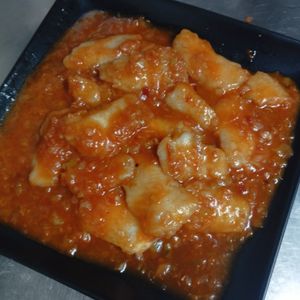 1458414の作ってみた!投稿(魚嫌いが絶賛する『たらのチリソース煮』ふわふわで子どもウケ♡)