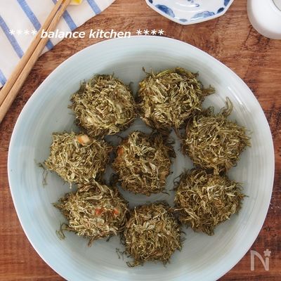 水切り不要&レンジで!低糖質。とろろ昆布の豆腐しゅうまい