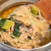 えんぢさんの作ってみた!投稿(【担々スープ春雨】うま辛♡つるんと美味しい♬満腹スープ◎)