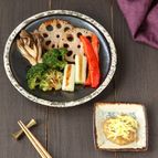 生姜味噌で食べる焼き野菜『キリリと辛い生姜が◎』