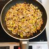 疲れ吹き飛ぶ！とろんナスの豚肉そぼろ丼♡【炒めるだけ】の工程3