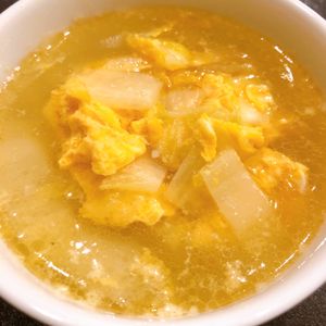 1032950の作ってみた!投稿(【くたくた白菜と卵のうま塩スープ】白菜ペロリと消費！)