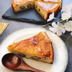 しっとり☆黒豆のベイクドチーズケーキ