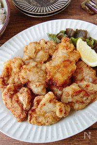 【鶏もも肉の旨塩レモン唐揚げ】ご飯もお酒もすすむ！