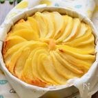 【米粉で作る！リンゴのケーキ】グルテンフリーの簡単ケーキ♬