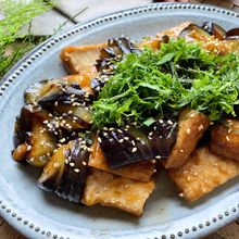 厚揚げとトロトロ茄子の《ご飯がすすむ》甘辛炒め