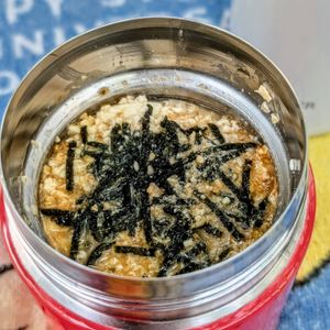 まゆのの作ってみた!投稿(たった５分で！トマトとツナの冷たい韓国風オートミールリゾット)