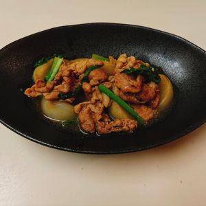 りんの作ってみた!投稿(かぶと豚肉の煮もの)
