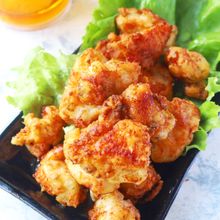 鶏むね肉で♪山椒入り塩唐揚げ