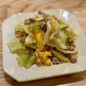 kimiの作ってみた!投稿(【キャベツと卵の肉みそ炒め 】担々風☆ご飯が進むボリューム◎)