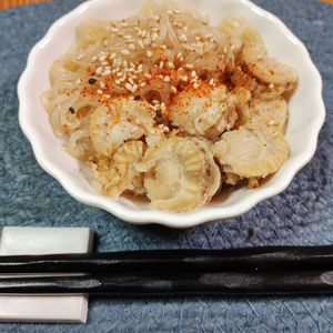 M＊Pの作ってみた!投稿(ベビーほたてと糸こんにゃくのうま煮)