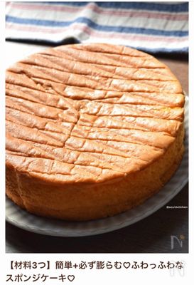 売り物みたいにふわっふわ 簡単旨し ココアのスポンジケーキ By 美桜 レシピサイト Nadia ナディア プロの料理家のおいしいレシピ