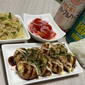 みーこの作ってみた!投稿(簡単豆腐米粉たこ焼き)