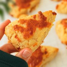 バター・小麦なし！米粉の【豆腐チーズスコーン】
