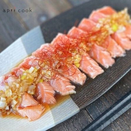 スパイシーなサーモンとレンズ豆のレシピ