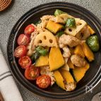 レンジで簡単【鶏とかぼちゃの甘辛照り炒め風】ご飯が進む♡