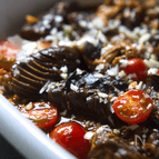 トロトロ蛇腹なすと豚肉の麻婆炒め煮