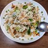 ヒラメの作ってみた!投稿(【鶏肉とごぼうの混ぜごはん】簡単15分！炒めて混ぜるだけ)